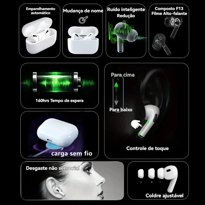 Fone de ouvido sem fio - oferta Shoppe